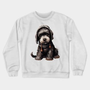 Winter Giant Schnauzer Dog Crewneck Sweatshirt